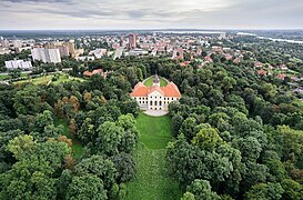 Tarnobrzeg z Pałacem Tarnowskich