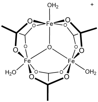 <span class="mw-page-title-main">Iron(III) acetate</span> Chemical compound