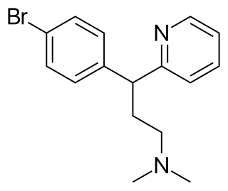 <span class="mw-page-title-main">Brompheniramine</span> Chemical compound