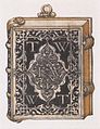 Image 3Design by Hans Holbein the Younger for a metalwork book cover (or treasure binding) (from Book design)