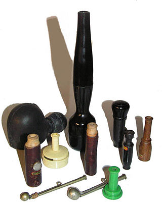 <span class="mw-page-title-main">Duck call</span> Sound imitation to lure waterfowl