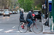 Cyclists in New York during the COVID-19 pandemic Family Rides Bike Together During COVID19 Quarantine.jpg