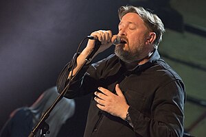 Garvey at the BBC Radio 2 Folk Awards in 2015