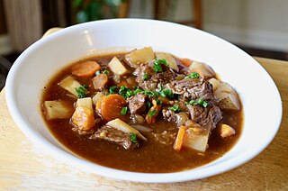 <span class="mw-page-title-main">Irish stew</span> Irish meat and vegetable stew