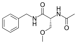 <span class="mw-page-title-main">Lacosamide</span> Anticonvulsant and analgesic medication