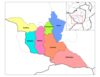 <span class="mw-page-title-main">Umzingwane District</span> Administrative district in Matabeleland South, Zimbabwe