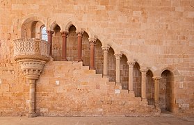 Abbaye de Santa María de Huerta (province de Soria, Castille, Espagne).