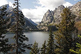 Jenny Lake at the foot of Cascade Canyon