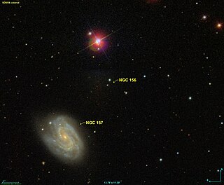 NGC 156 Double star in the constellation Cetus