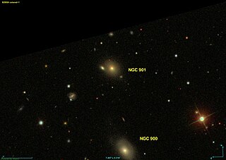 <span class="mw-page-title-main">NGC 901</span> Elliptical galaxy in the constellation Aries