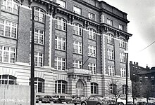 The Old Woodward building in 1976. The Renaissance Revival building is part of the Over-the-Rhine National Register Historic District. Old Woodward.jpg