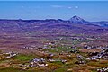 An aerial view of Errigal and Gweedore.