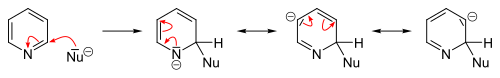 Nucleophilic substitution in 2-position