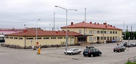 Rovaniemi järnvägsstation.