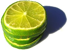 La frukto limeo.