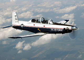 <span class="mw-page-title-main">Beechcraft T-6 Texan II</span> Single-engine, low-wing tandem-seat turboprop military training aircraft