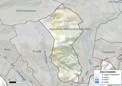 Carte des zones inondables.