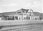 Herisau station about 1910