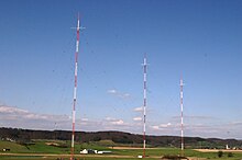 The Beidweiler (Luxembourg) Longwave Transmitter is the high-power broadcasting transmitter for RTL on the longwave frequency 234 kHz Beidweiler RTL.jpg