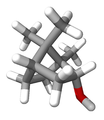 Stäbchenmodell von (S)-Borneol