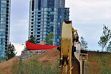 Canoe Landing Park is a 3.24 hectares (8.0 acres) park in CityPlace. Cityplacepark.jpg