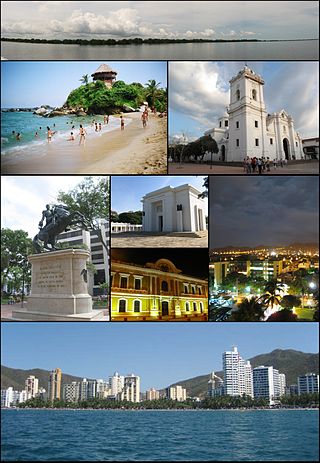 <span class="mw-page-title-main">Santa Marta</span> Municipality and city in Caribbean Region, Colombia