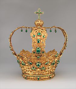 La couronne des Andes (XVIIe siècle, Metropolitan Museum of Art). (définition réelle 3 310 × 3 871)