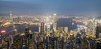 香港の夜景（中国）