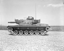 A M60A1E2 tank prototype with a Type B turret. M60A1E1 Tank.jpg