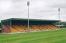 The PS500,000 north stand contributed heavily to the club's financial troubles Orrellnorthstand.jpg