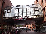 A Skyway serving as part of a café, Münster, Germany