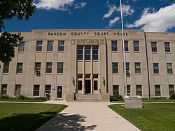 Ransom County Courthouse in Lisbon