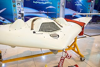 <span class="mw-page-title-main">Shahed Saegheh</span> Iranian flying wing unmanned combat aerial vehicle