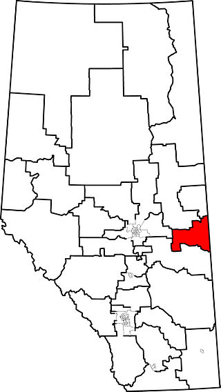 <span class="mw-page-title-main">Vermilion-Lloydminster</span> Defunct provincial electoral district in Alberta, Canada