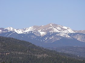 Wheeler Peak in the Sangre de Cristo Mountains is the highest point of the State of New Mexico.