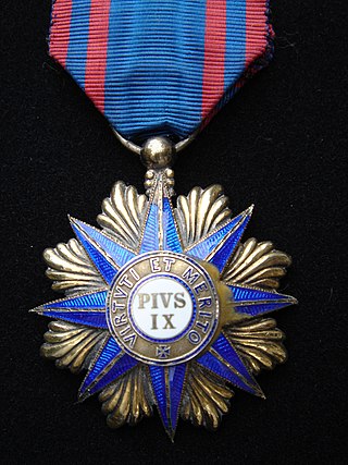 <span class="mw-page-title-main">Order of Pope Pius IX</span> Papal Order of Knighthood of the Holy See