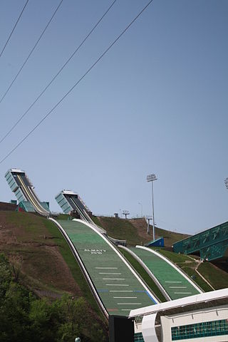 <span class="mw-page-title-main">Sunkar International Ski Jumping Complex</span> Ski jumping center in Almaty, Kazakhstan