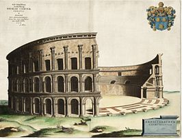 Reconstructie van het Amfitheater van Statilius Taurus uit 1663