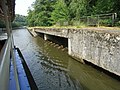 Déversoir sur canal de la Marne au Rhin.