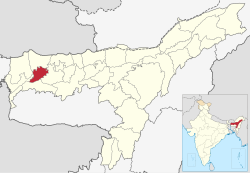 Location in Assam