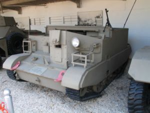 Universal carrier v Izraelském muzeu "Batey ha-Osef"