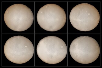 Images de (1) Cérès (D ~ 950 km) / VLT, 2015.