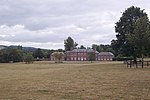 Godmersham Park, courtyards, walled gardens and gateways