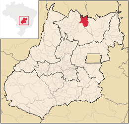 Minaçu – Mappa