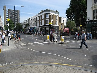 <span class="mw-page-title-main">Golborne Road</span> Street in Kensal Town, London