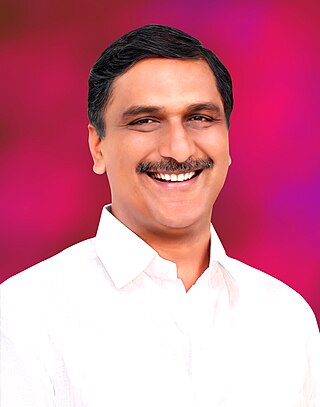 <span class="mw-page-title-main">T. Harish Rao</span> Indian politician