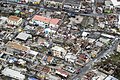 extensive damage to buildings in Sint Maarten on 7 September 2017, hours after Hurricane Irma made landfall on the island