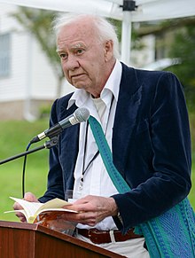 Leon Rooke at the Eden Mills Writers' Festival in 2013