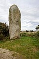 Le menhir de Lann al Louarn.