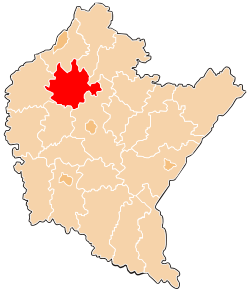 Location within the voivodeship